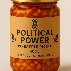 Political Power Pineapple Pickle (Tawk, Spicy & Sweet Mix)
